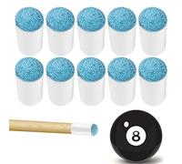 Yunmiao Consejos para Tacos deslizantes, Pool Slip on Stick Tips Game | Suministros de Billar Punta de de Billar de 12 mm y 13 mm para Actividades de Juegos de competencias