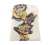Yunmiao Tarot - Bolsa de almacenamiento para cartas de tarot con cordón, para entusiastas del tarot, 12,7 x 17,8 cm