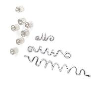YUNNESS Ethnic Styles - Juego de pinzas para el pelo con espirales para rastas únicas