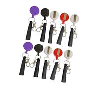 YUNNIAN 10 soportes retráctiles para bolígrafos con cordón retráctil con clip para cinturón para carpinteros