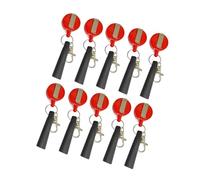 YUNNIAN 10 soportes retráctiles para bolígrafos con cordón retráctil con clip para cinturón para carpinteros