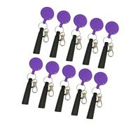 YUNNIAN 10 soportes retráctiles para bolígrafos con cordón retráctil con clip para cinturón para carpinteros