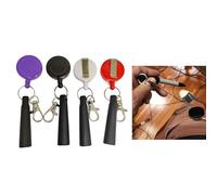 YUNNIAN 10 soportes retráctiles para bolígrafos con cordón retráctil con clip para cinturón para carpinteros