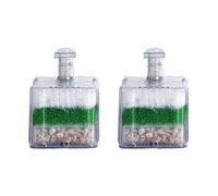 YUNNIAN 2 Uds Filtro Biofiltro Reemplazo Acuario Medios Cartucho De Algodón Medios Internos Biofiltro Almohadilla De Filtración Mecánica