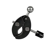 YUNNIAN Adaptador de 17 mm para abrazadera de manillar para tubo de 1,5 a 5,5 cm, base de soporte de bicicleta con perilla ajustable, adaptador de soporte de teléfono para bicicleta