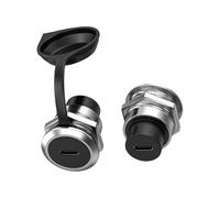 YUNNIAN Adaptadores De Panel USB3.0 Señales Chapadas En Oro Carcasa De Zinc De Integridad para Equipos De Oficina Redes Instalación Sin Tornillos Enchufes USB