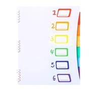 YUNNIAN Carpeta expandible de 6 bolsillos, tamaño carta, organizador de documentos, carpeta de clasificación expandible con páginas extraíbles