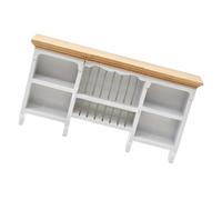 YUNNIAN Casa De Muñecas Madera Cocina Gabinete Montaje En Pared Estante Almacenamiento para Niños Muebles Juguete Montaje Seguro Y Fácil Decoración Escena Casa Muñecas Cocina En