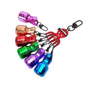 YUNNIAN Cubierta para Anzuelos De Pesca Conjunto Protector Plantillas Calamar Señuelo con Mosquetón Cajas Aparejos Pesca Cubierta Herramientas 6 Uds.