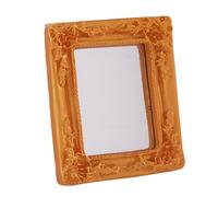 Yunnian - Figura clásica en miniatura de cristal para la decoración de la casa de muñecas para los niños, decoración para escenas de colección, espejo en miniatura de la casa de muñecas