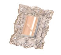 Yunnian - Figura clásica en miniatura de cristal para la decoración de la casa de muñecas para los niños, decoración para escenas de colección, espejo en miniatura de la casa de muñecas