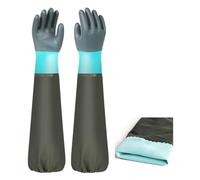 YUNNIAN Guantes De Con Aislamiento Térmico 70/75 Cm Protecciones Antebrazo Reforzadas Para Pesca Procesamiento Mariscos Guantes Térmicos Impermeables Acuicultura