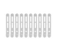 YUNNIAN Juego de 10 bridas de silicona para cables para una gestión eficiente de cables para el hogar u oficina
