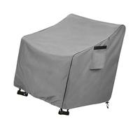 YUNNIAN Protector de silla giratoria para todo tipo de clima, resistente al agua, con parte inferior elástica, funda para muebles de exterior, resistente a la decoloración, fundas de tela Oxford