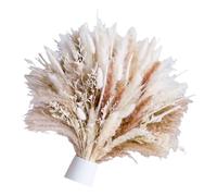 Yunnian - Ramos de hierbas secas de Pampas 96 piezas para decoración de bodas y casas, arreglos florales duraderos, arreglo floral seco de larga duración