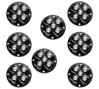 YUNNIAN Ruedas con rodamientos de bolas triples para pegar, instalación sin herramientas, para muebles de oficina y hogar, electrodomésticos de cocina, 8 unidades, ruedas de metal resistentes para