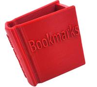 YUNNIAN Soporte de exhibición para marcadores de libros, organizador de escritorio para ahorrar espacio, contenedor de almacenamiento para amantes de los libros y escritores