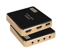 YUNNIAN Tarjeta de captura de video de metal con resolución 4K60Hz, puerto USB 3.0, configuración instantánea, compatible con múltiples sistemas, tarjeta compatible