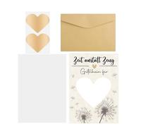YUNNIAN Tarjetas de revelación de género con sobre y calcomanía de corazón para baby showers, bodas, día de San Valentín