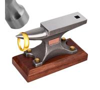 Yunque de Acero,Herramientas de Forja con Cuerno - Yunque de Alta Dureza y Robusto,para Dar Forma a Metal, Fabricar Herramientas, Doblar, Enderezar, Endurecer, Aficionado