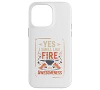 Yunque de Herrero Yes I Smell Like Fire and Awesomeness Carcasa para iPhone 14 Pro MAX
