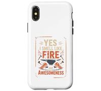 Yunque de Herrero Yes I Smell Like Fire and Awesomeness Carcasa para iPhone X/XS