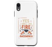 Yunque de Herrero Yes I Smell Like Fire and Awesomeness Carcasa para iPhone XR