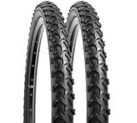 YUNSCM 2 neumáticos de bicicleta de 26 pulgadas de 26 x 2.10/54-559 compatibles con neumáticos de bicicleta de 26 x 1.95 26 x 2.0 26 x 2.10 26 x 2.125 (Y-1063)