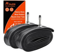YunSCM 2Pcs 37-590 Engrosar 26 Pulgada cámaras de Aire 26x1 3/8 E/V35L / Englisch ventil Compatible 26 Pulgadas Bicicleta cámaras de Aire 26 x 1 3/8 26 x1 3-8