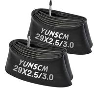 YunSCM 2Pcs 64/76-622 29 Pulgadas cámara 29x2.50 29x2.60 29x2.80 29x3.0 FV48mm Valve Compatibles 29 Pulgadas Bicicleta cámaras de Aire 29x2.50/3.0