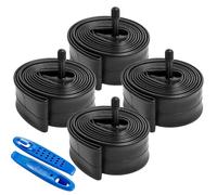 YunSCM 4Pcs 47/57-406 20 Pulgada cámaras de Aire 20x1.75/1.95/2.125 AV32mm válvula Compatible 20 Pulgadas Bicicleta niños Bicicleta eléctrica Manguera 20 x 1.75 20 x 1.90 20 x 1.95 20 x 2.0 20 x