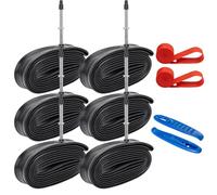 YunSCM 6-PCS 18/32-622 Engrosar cámaras de Aire 700x18C 700x20C 700x23C 700x25C 700x28C 700x30C 700x32C FV60mm Presta Valve Kompatible 28 Pulgadas cámaras de Aire 28x0.90 28x1.00 28x1.10 28x1.25