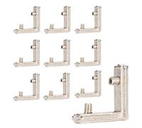 Yunseity 10 Piezas M590 ° Ranura en ángulo Interna en Forma de L, Ranura en ángulo Integrada 20-M4, Junta en ángulo Compatible con Forma de L con Ranura en V y Guía Lineal de Viga en C,
