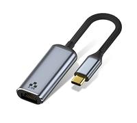Yunseity Adaptador USB C a Ethernet 10 100 1000 2500Mbps, USB Tipo C a RJ45 2.5G Gigabit Ethernet Adaptador de Red LAN para Windows, Android, OS, Linux