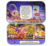 Yunseity Adorable Kit en Miniatura, Divertido Kit de Casa de Viaje DIY para Adolescentes y Adultos, Manual en Inglés, 6.3 X 5.9 Pulgadas, Entusiastas de la Construcción