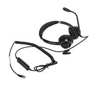 Yunseity Auriculares Telefónicos con Micrófono, Cancelación de Negocios Ergonómico Auriculares para el Centro de Llamadas, Ampliamente Aplicable, Caja de Almacenamiento Incluida (Interfaz RJ)
