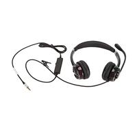 Yunseity Auriculares Telefónicos con Micrófono, Cancelación de Negocios Ergonómico Auriculares para el Centro de Llamadas, Ampliamente Aplicable, Caja de Almacenamiento Incluida (Interfaz única de
