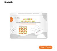 Yunseity Bimirth S5005 Bolsas Reutilizables para Microondas para Biberones, Esterilización por, Bolsas de 16 Piezas que Brindan el Mejor Cuidado para Bebés Material PET