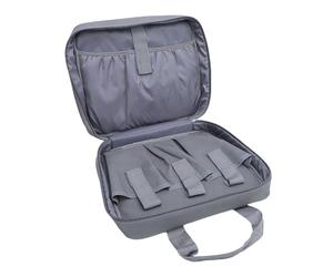 Yunseity Bolsa de Transporte de Viaje Bolsa de Almacenamiento Portátil de Tela Oxford Resistente Al Agua para Mini Kit de Platos, de Viaje Al Aire Libre con 4 Bolsillos para Adaptador de Enrutador