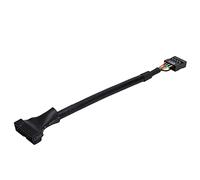 Yunseity Cable de Adaptador USB 3.0 Duración de 20 Pines de 20 Pines a 9 Solución Rentable para Conectar el Dispositivo USB 3.0 a la Placa Base 2.