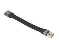 Yunseity Cable USB 3.0 Macho a Hembra de 10 Gbps, Cable de Extensión USB, Adaptador de Cable OTG, Carga y Sincronización, para Teclado USB, Unidad Flash de Ratón, Plug and Play