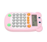 Yunseity Calculadora para Niños, Calculadora Básica de Cuanto Funciones con Prueba de Matemáticas y Juego de Matemácas, Linda de Mano, Alimentada por Batería, para LA (Rosáceo)