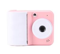Yunseity Cámara de Impresión Instantánea, Cámara Digital de 48MP con Video HD de 1080P y Pantalla de 2.4 Pulgadas, Incluye 3 Rollos de Papel Térmico y Correa para el Cuello para Medios Portátiles