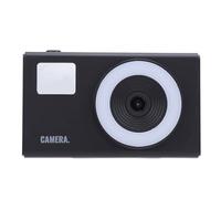 Yunseity Cámara Digital, Más de 20 Filtros Cámara de Viaje Portátil 4K 48MP para Fotografía de Retratos (Black)