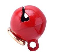 Yunseity Campana para Collar para Mascotas, Llavero Accesorio Chapado en Cromo para Gatos y Perros, Clamp/Holder de Campana a Juego Gratis, de Material de Hierro para Manualidades