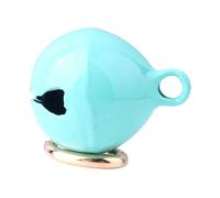 Yunseity Campana para Collar para Mascotas, Llavero Accesorio Chapado en Cromo para Gatos y Perros, Clamp/Holder de Campana a Juego Gratis, de Material de Hierro para Manualidades