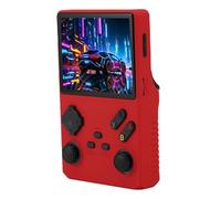 Yunseity Consola de Juego Handheld, RK3326 CPU DDR4L 8GB RAM Consola de Juegos Portátiles 640x480 Resolución 45 Emuladores de Código Abierto con 8W Altavoces para Entretenimiento (Rojo)