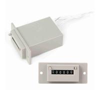Yunseity Contador DE 6 Dígitos, Rango DE CONTEO 0-999999 MODELO CSK6-YKW, VELOCIDAD DE CONTEO CA 10 Veces/Segundo; DC 20 Veces/Segundo, Ampliamental Utilizado en Varios Impulso Eléctricos