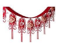 Yunseity Decoración Colgante Tradicional China de Año Nuevo, Pancarta Premium para Festival de Primavera, Diseño único para Configuración de Lugar Festivo, Material Duradero, Fácil de Instalar, Gran