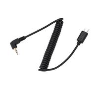 Yunseity Disparador de Cable RM-VPR1 S2 para A7III A9 A99 II A7 II A6500, Conecta EL APARADOR RARTO A LA Camara, Cable Espiral ESTIBLE (3.5 mm-s2#02)